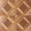 8.3mm E1 AC3 HDF Woodgrain-Beschaffenheits-Teakholz-lamellierter Bodenbelag